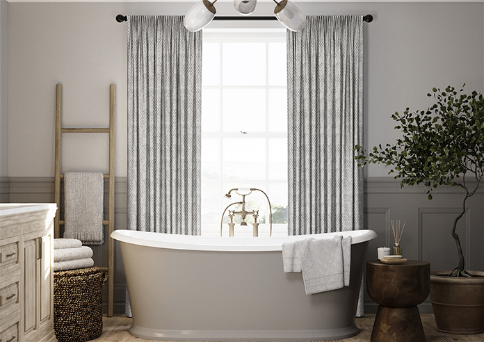 Nerida, Pebble - Made to Measure Curtains - Image 3